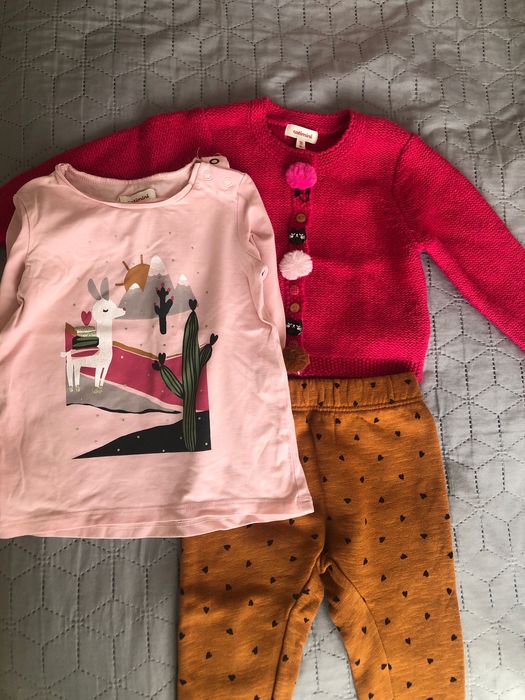 Catimini детски сет момиче. Френска марка!