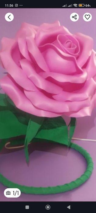 Светильник роза новий.