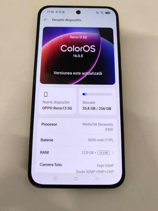 Oppo reno 13 5G 12Gb RAM