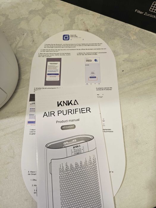 Purificator de aer WIFI KNKA model AP2000WF compatibil cu Alexa
