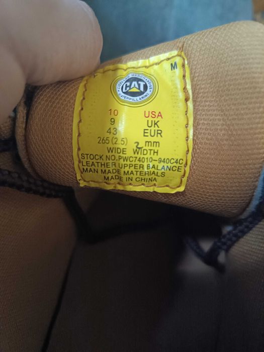 Ботинки CAT, 44-45 размер