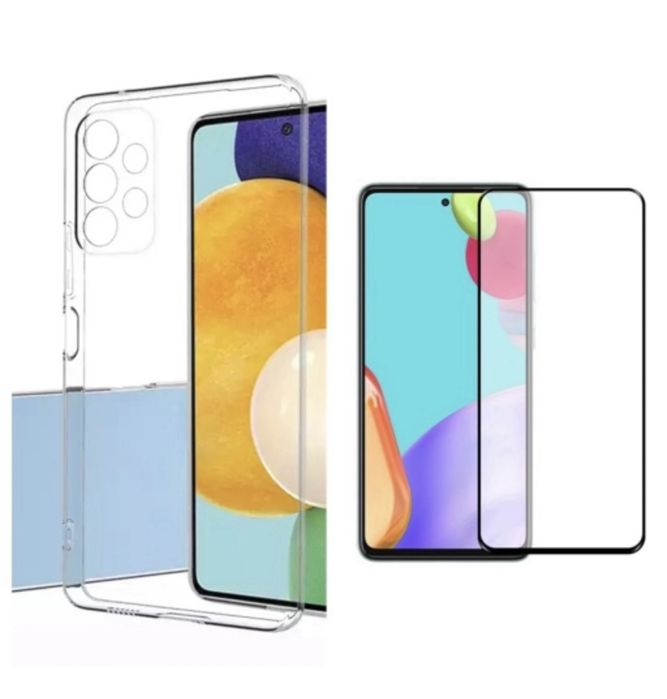 Husa Super Case + Folie Sticla Samsung A13/A23/A15/A25/A24/A16/A17/A07