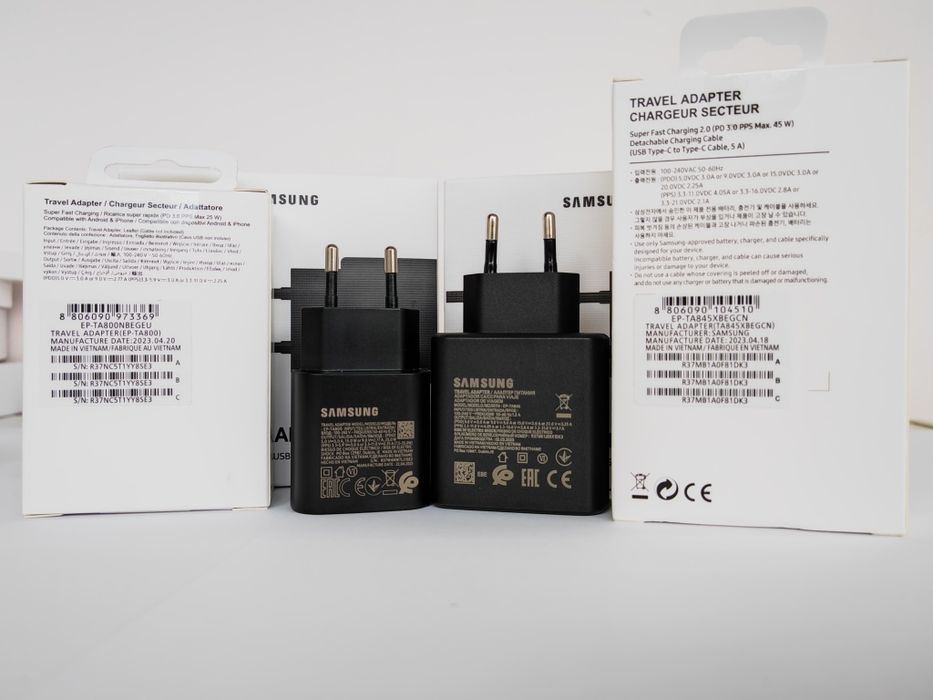 Imcarcator Samsung 25w și 45w usb c   super fast charge a36 a37 a55 a56 a57s23,s24,s25,s26