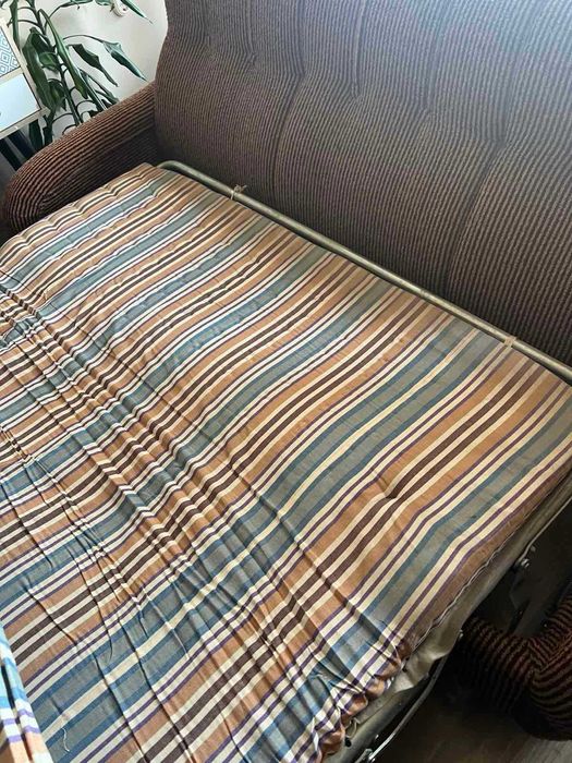 К-Т Разтегателен диван с фотьойли