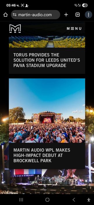 Аудио Колони Mach среден бас 18 инча