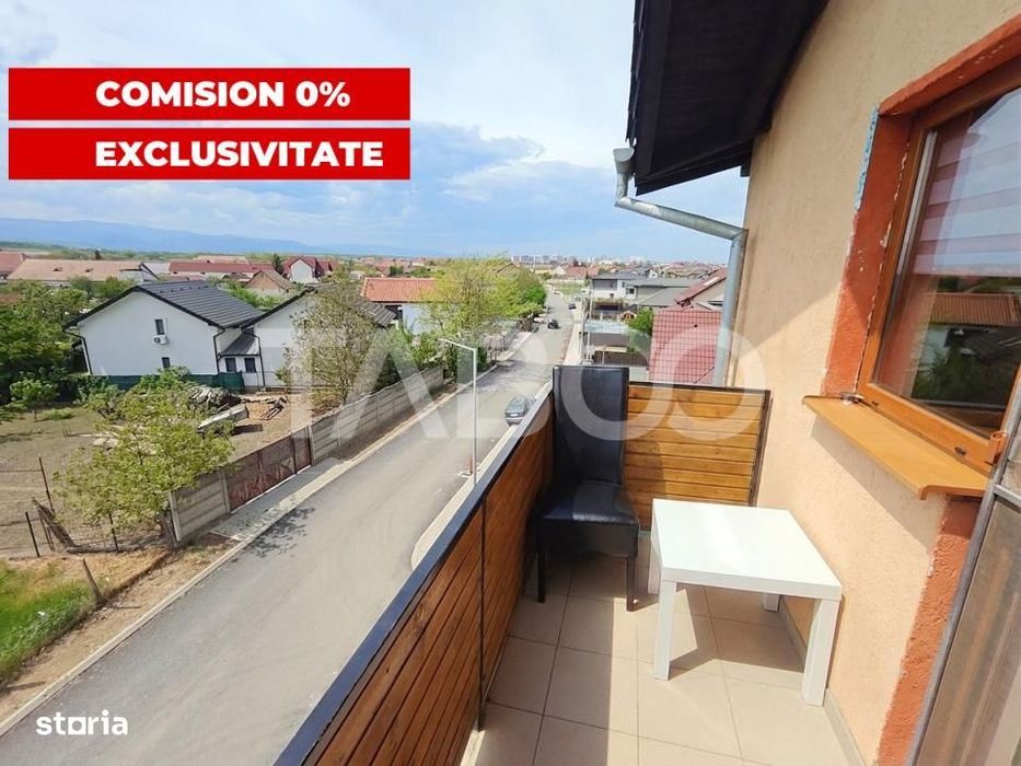 Apartament de vanzare 2 camere cu balcon -complet mobilat- COMISION 0