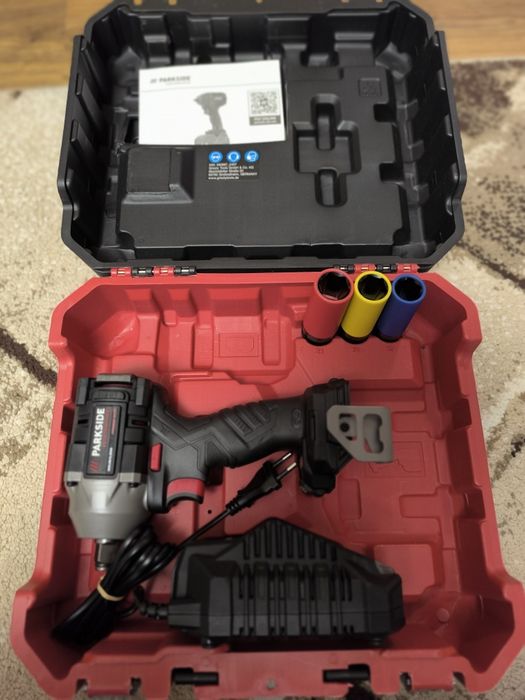 Акумулатен ударен гайковерт Parkside Performance 20V