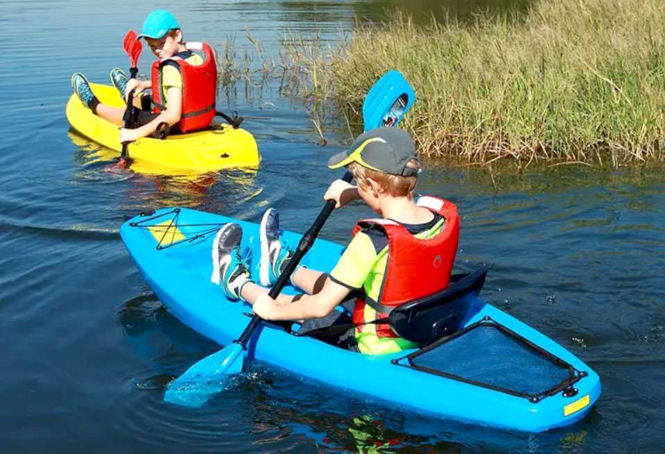 Caiac copii Axoos Sit-On-Top - Stabil, sigur si usor de transportat
