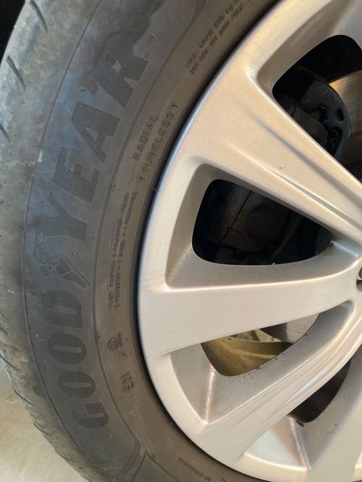 Jante subaru impreza wrx R17 5x100 anvelope GoodYear vara 215 55 R17