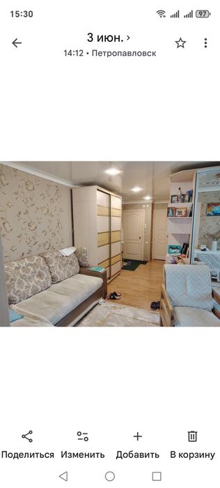 3х комн кв 61 кв, м ,5/5 , кухня-гостинная 13.8 кв, м