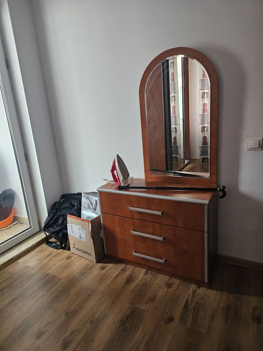 Dressing cu oglinzi duble comoda tv si oglinda