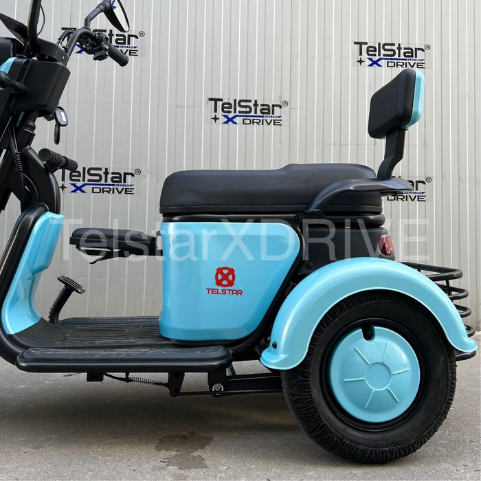 Електрическа триколка 2+1 750.2 NEW ТИП VESPA STYLE 2025