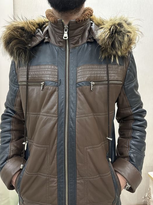 Мъжко  яке от естественна кожа