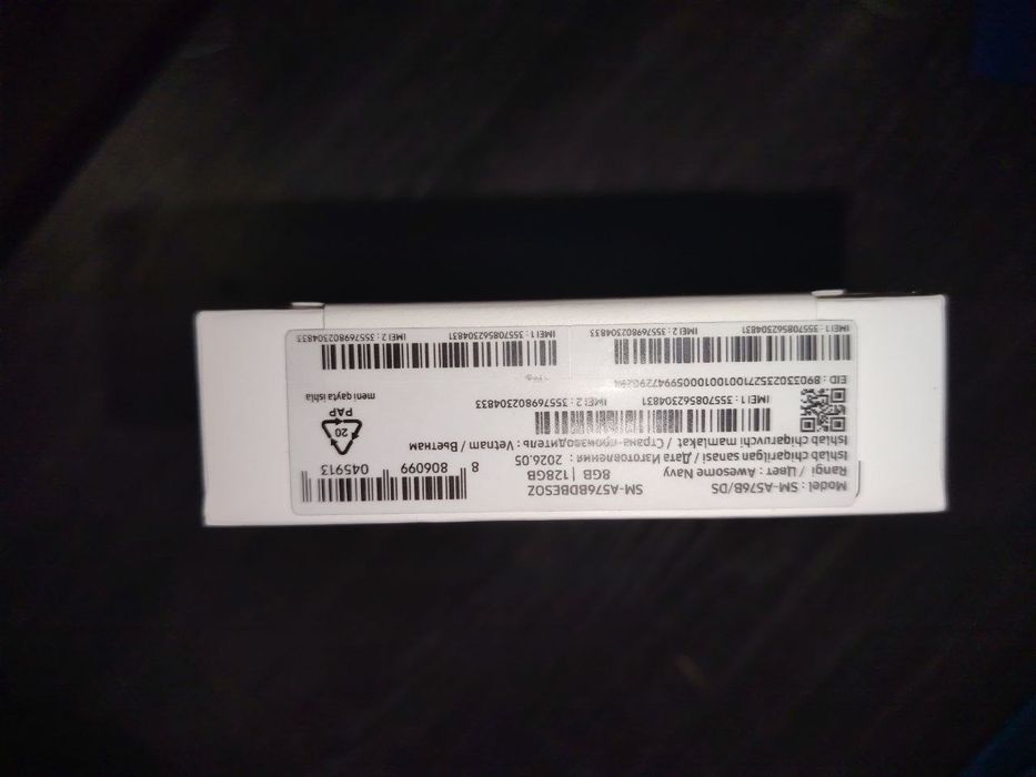 Samsung a57 1 yil kafolat