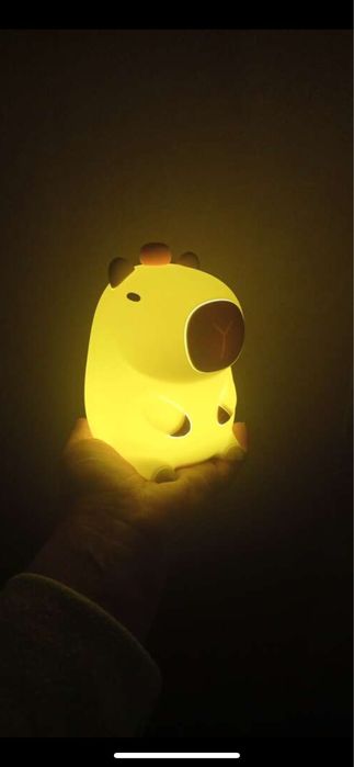 Детска нощна лампа с животно Capybara. Night light Capybara.