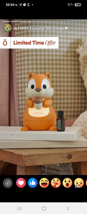 Дифузер Катерица на doTERRA,масла и направа на  смеси