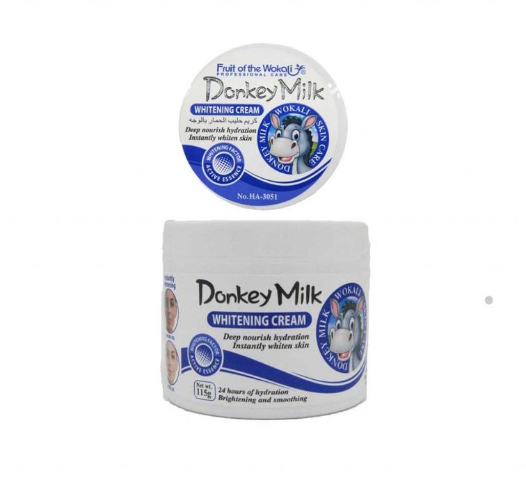 Избелващ и хидратиращ крем за лице,магарешко мляко Fruit of the Wokali