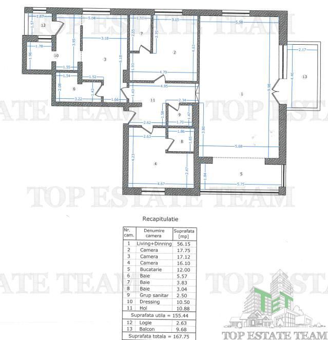 Apartament 4 camere de vanzare in zona Herastrau Bucuresti