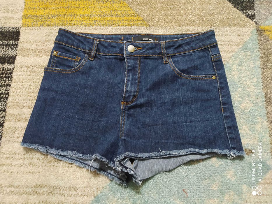 Къси дънкови панталонки р-р 38 Tally Weijl дамски