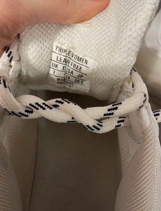 Balenciaga Triple S clear sole autentici