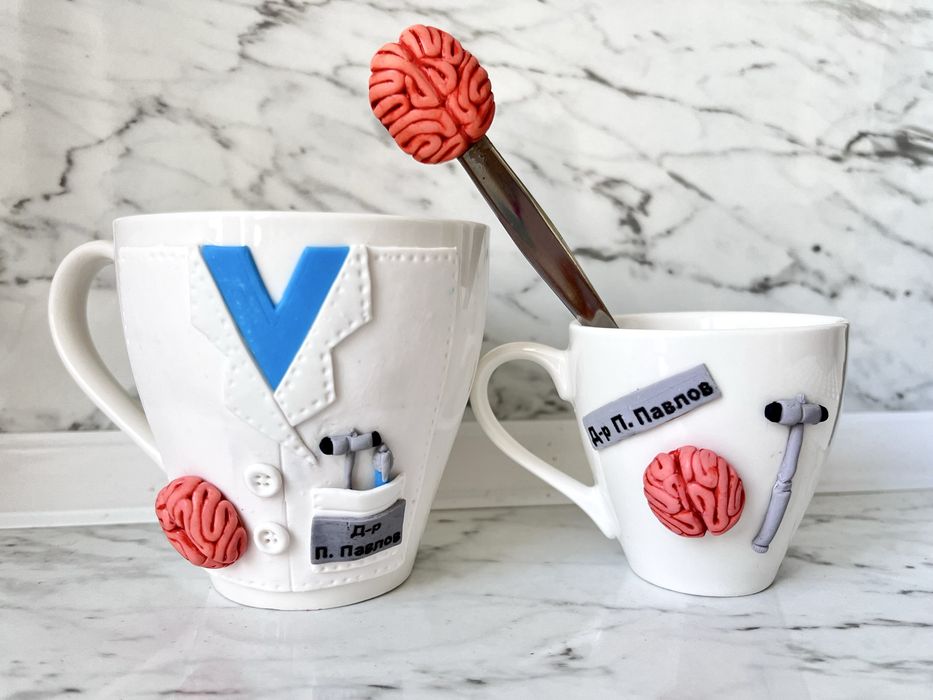 Чаша с полимерна глина за лекар/мед. сестра/здравен работник