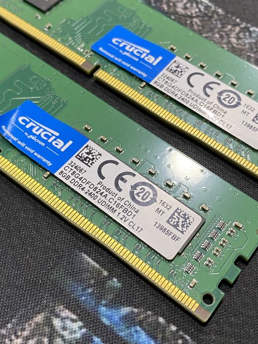 Crucial DDR4 2400 8GBx2
