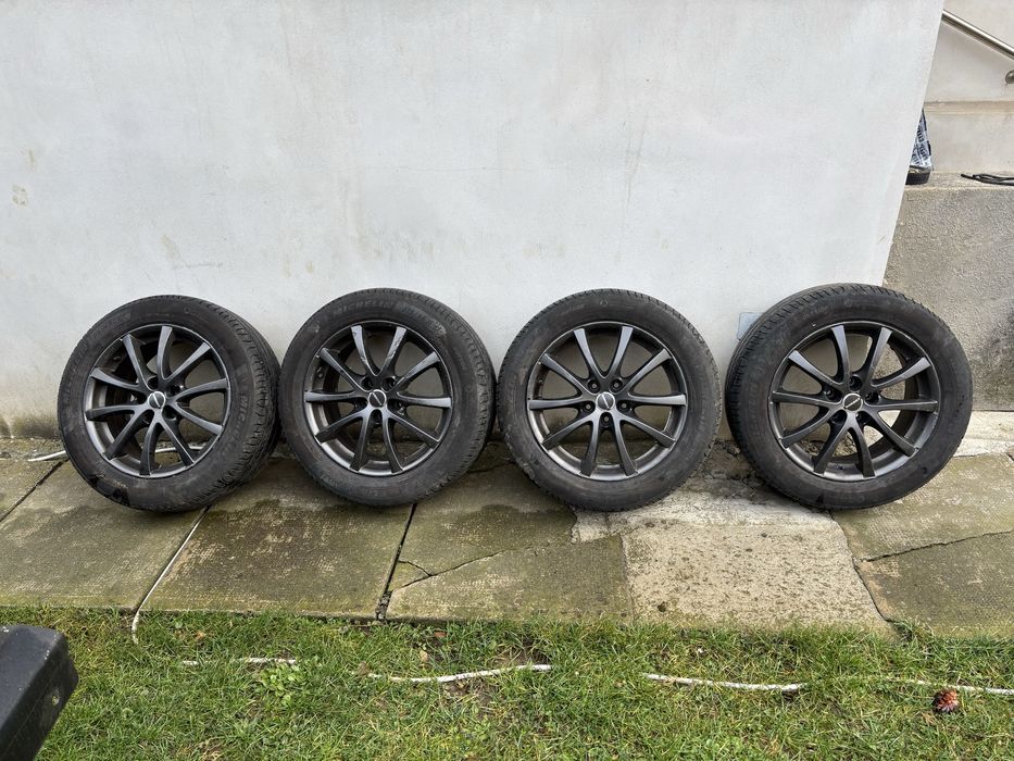 Jante Borbet cu anvelope 215 55 R17 - DOT 2021 - 5x112