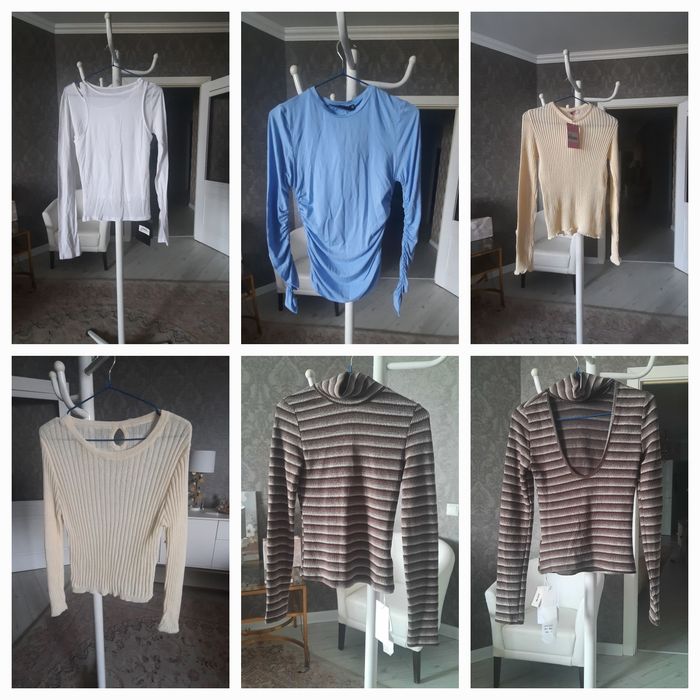 Лонгслив и кроп топы