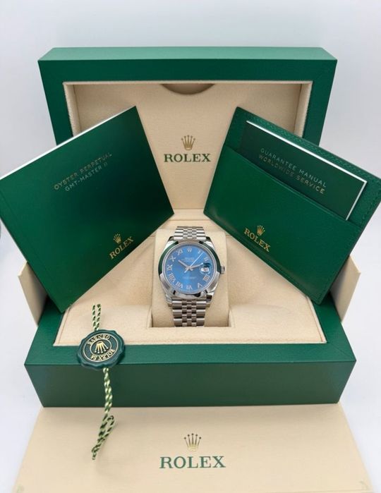 Rolex Datejust 41 Albastru Roman 2023