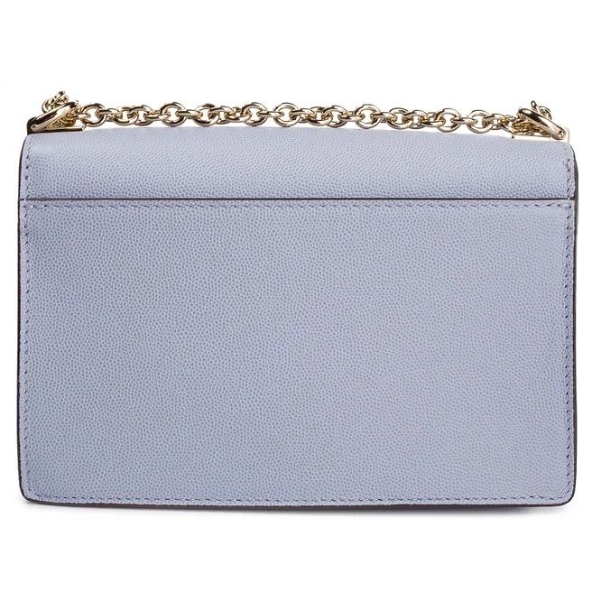 FURLA crossbody модел MIMI чанта от естествена кожа в свело син цвят