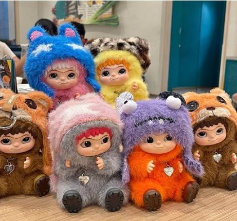 Wakuku / Вакуку в слепой коробке мягкая игрушка и Брелок Labubu лаб