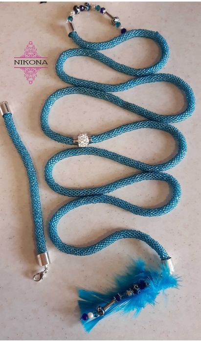 Комплект бижута. колие с гривна