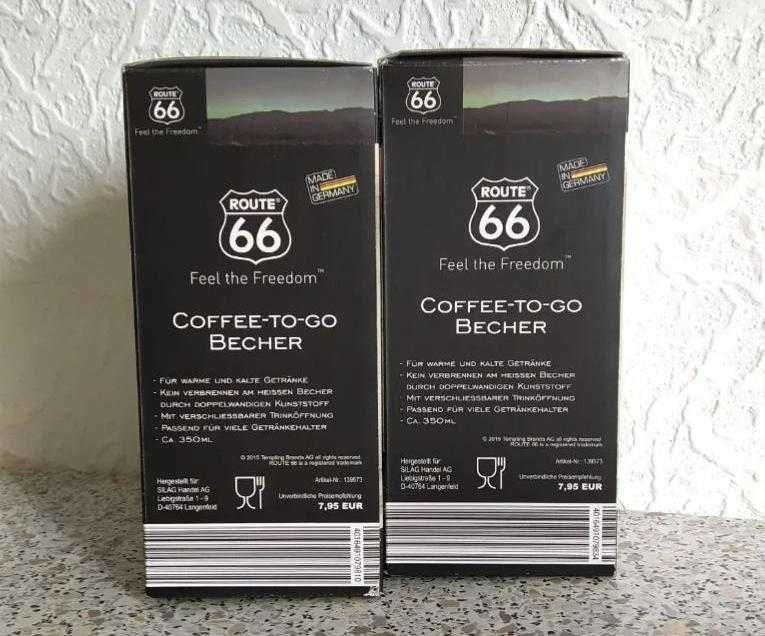 SET 2 pahare termice în cutii sigilate - Germania