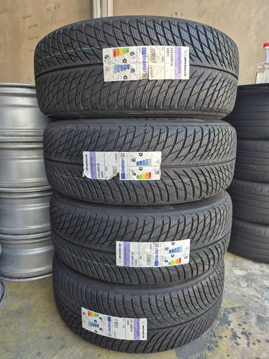 ROTI Jante + Anvelope IARNA - 235/60/18 MO 2025 - 5x112 OEM Mercedes GLC W253 - NOI - MODEL 2025 !