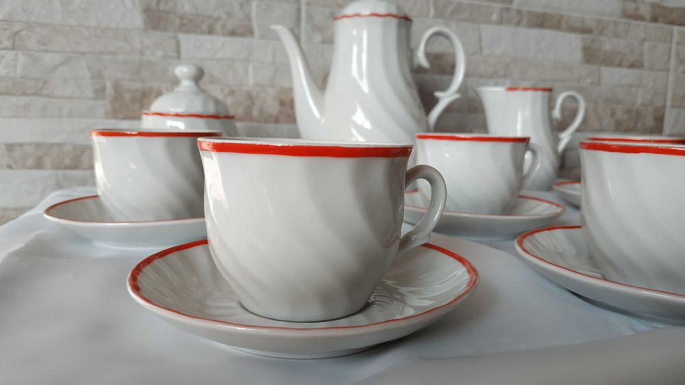 Чисто нов сервиз за кафе -15 части - Завод Китка