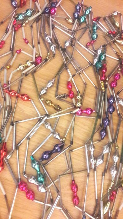 елочные игрушки СССР  стеклянные