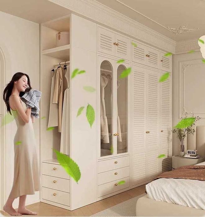 Shkaf rangli mehmonxona uchun kiyimlar osishga arzon va optom\Шкафы