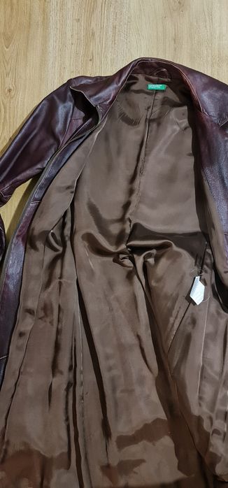 Benetton манто от естествена кожа