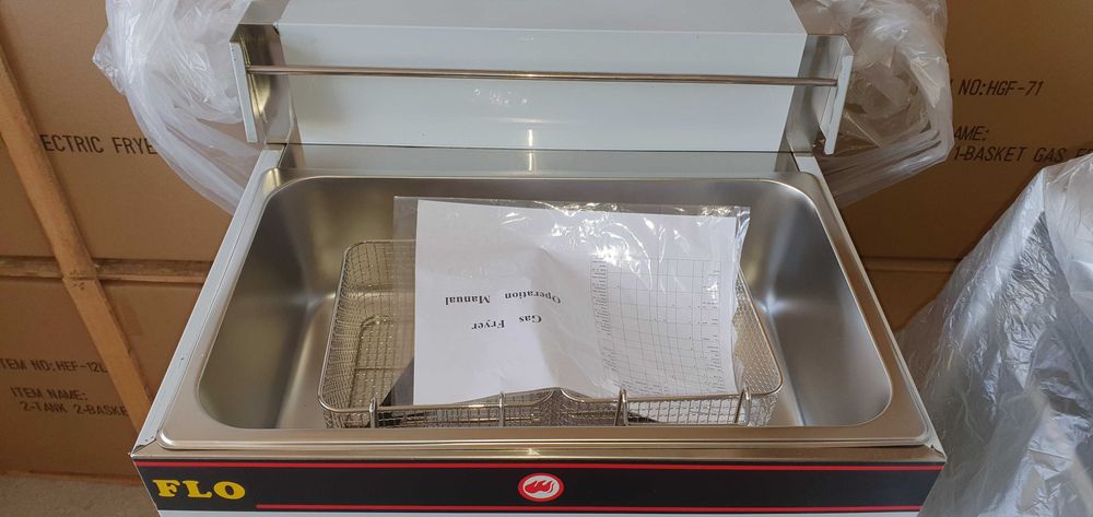 Lichidare stoc Friteuza cuva mare gaz langos TRANSPORT GRATUIT