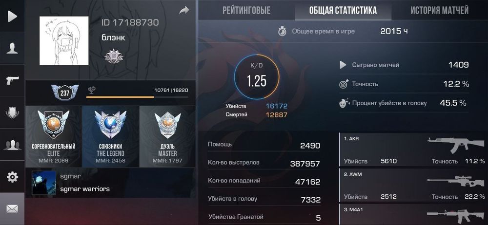 Продаю аккаунт в стандофф 2