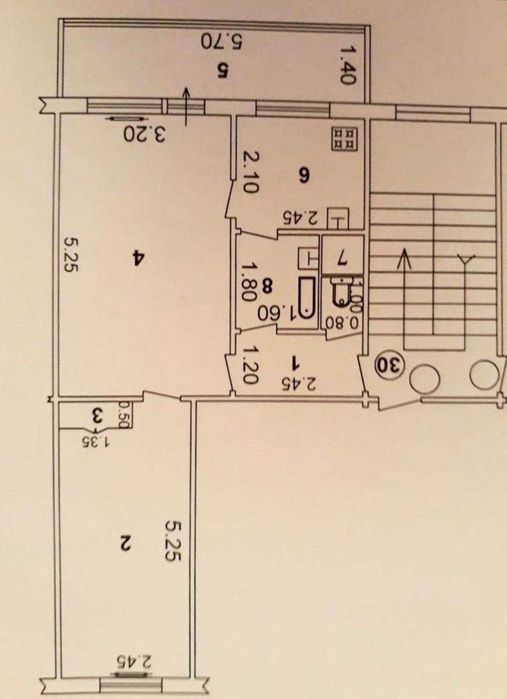СРОЧНО ! Продается квартира в Яшнабаде 2/4/4 (50 кв/м) Авиасозлар 1
