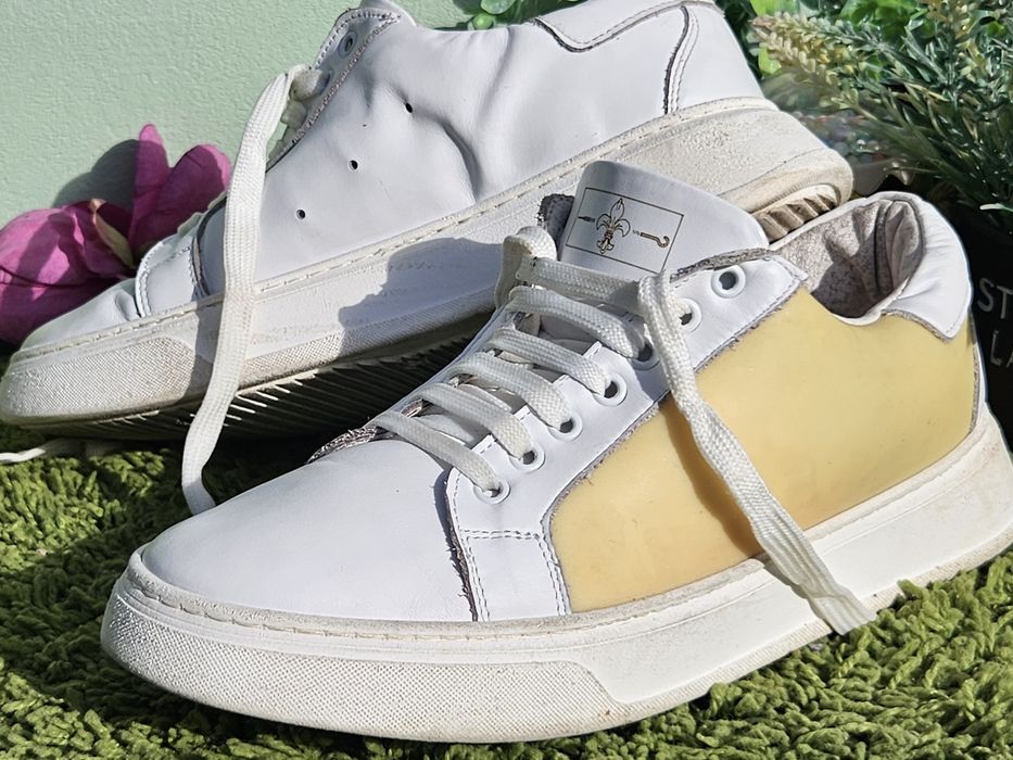 Италиански мъжки кецове от кожа N42