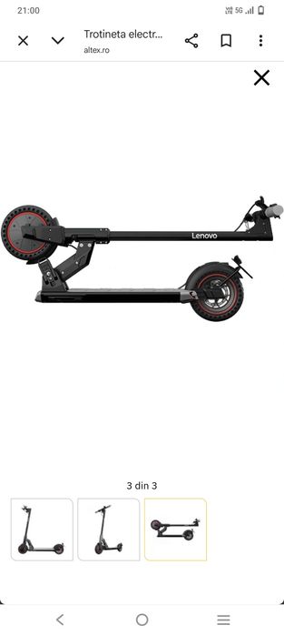 Trotineta electrica Lenovo M2