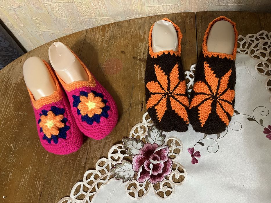 Вязанные следки и носки