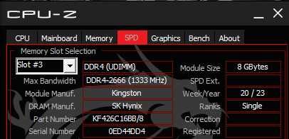 Озу kingston ddr4 8gb