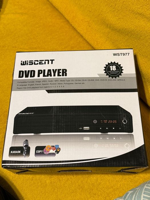 Dvd player cu multiple funcții sigilat