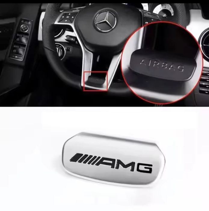 Емблема AMG за волан на Мерцедес