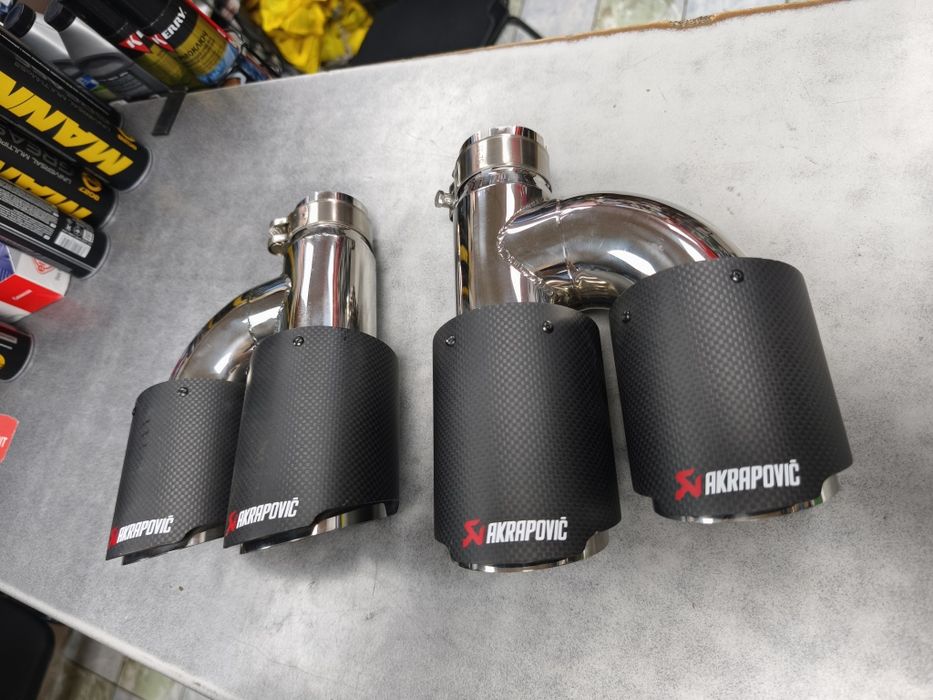 Akrapovich насадки глушителя комплект