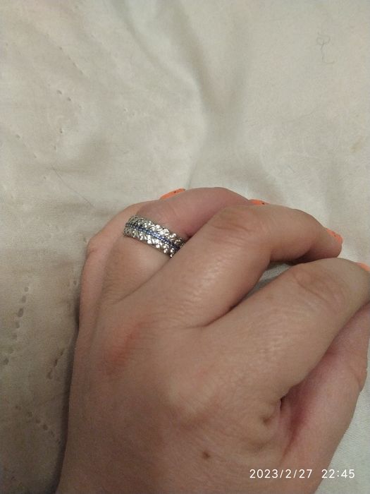 Кольцо серебро женское