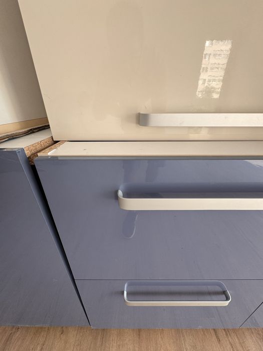 Mobila bucatarie MDF lucios